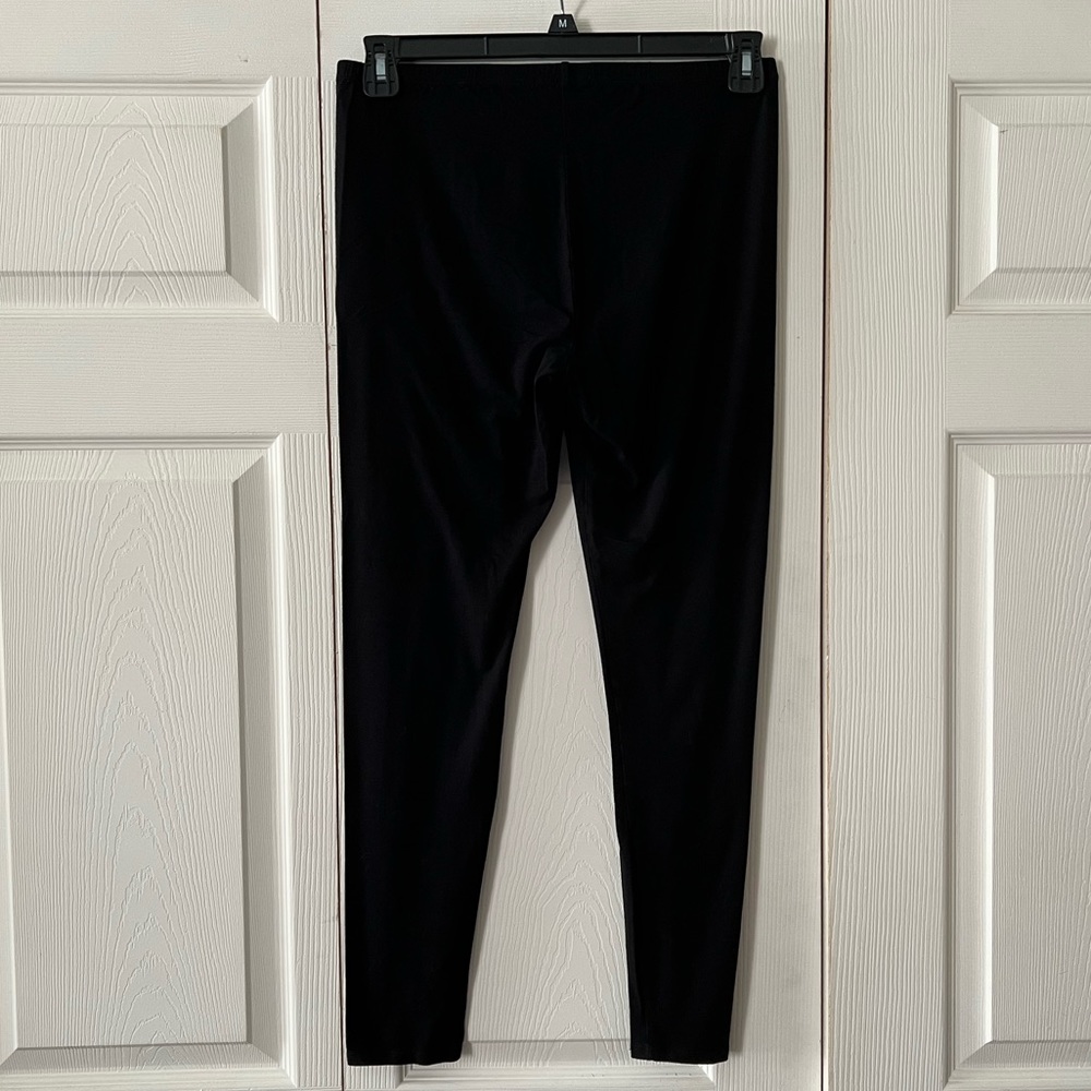 EUC — Eileen Fisher Viscose Leggings Black Medium - Picture 6 of 6